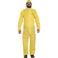 Microchem&reg; Medium-Duty Disposable Coveralls, Small, Yellow, Polypropylene Seagulf Marine Industries Inc.