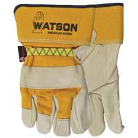 Gants pour cordeur American, Grand, Paume Cuir fleur de vache, Doubleure Coton Seagulf Marine Industries Inc.