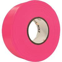 Flagging Tape, 1.1875" W x 164' L, Fluorescent Pink Seagulf Marine Industries Inc.