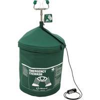 Douche oculaire d'urgence portative en mat&eacute;riau tremp&eacute;, Pressuris&eacute;, Capacit&eacute; 15 gal., Conformit&eacute; ANSI Z358.1 Seagulf Marine Industries Inc.