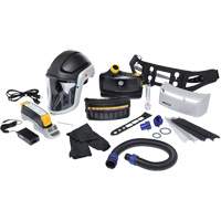 Trousse de respirateur d&eacute;puration dair propuls&eacute; pour lindustrie lourde Versaflo, Capuchon & visi&egrave;re, Pile Lithium-ion Seagulf Marine Industries Inc.
