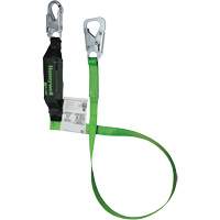 Miller&reg; BackBiter&reg; Tie-Back Lanyard, 6', Locking Snap Hook Center, Locking Snap Hook Leg Ends, Nylon/Polyester Seagulf Marine Industries Inc.