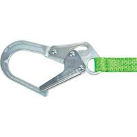 Miller&reg; HP Shock-Absorbing Lanyard, 4', Locking Rebar Hook Center, Locking Snap Hook Leg Ends, Polyester Seagulf Marine Industries Inc.