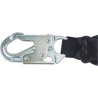 Miller&reg; HP Shock-Absorbing Lanyard, 4', Locking Rebar Hook Center, Locking Snap Hook Leg Ends, Polyester Seagulf Marine Industries Inc.