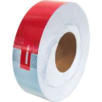 Ruban de marquage &agrave; grande visibilit&eacute;, 2" la x 150' lo, Rouge & blanc Seagulf Marine Industries Inc.