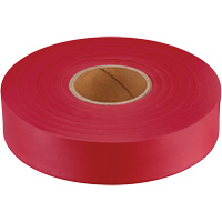 Ruban de signalisation Empire, 1" la x 600' lo, Rouge fluorescent Seagulf Marine Industries Inc.