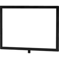Porte-enseigne horizontal robuste pour montant classique, Noir Seagulf Marine Industries Inc.