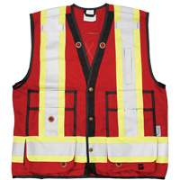 Veste d'arpenteur Open Road, Rouge, Grand, Polyester Seagulf Marine Industries Inc.