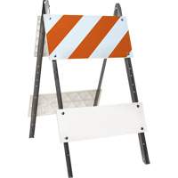 Barricade prismatique, Repliable, 24" lo x 45" h, Orange/Blanc Seagulf Marine Industries Inc.