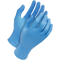 Gants jetables classiques, Moyen, Nitrile, 4 mils, Sans poudre, Bleu Seagulf Marine Industries Inc.