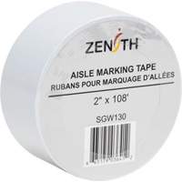 Aisle Marking Tape, 2" x 108', PVC, White Seagulf Marine Industries Inc.