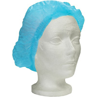 Ronco Care Pleated Bouffant Cap, Polypropylene, 24", Blue Seagulf Marine Industries Inc.