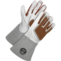 Gants de soudage &agrave; l'arc TIG Gander Brand avec renfort thermique, Cuir fleur de ch&egrave;vre, Taille Petit Seagulf Marine Industries Inc.