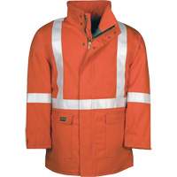 Westex UltraSoft&reg; AllOut Quilt Lined Winter Parka with Reflective Stripes, Small, High Visibility Orange, 46 cal/cm² Seagulf Marine Industries Inc.
