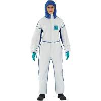 AlphaTec 1800 Comfort 3-Piece Coveralls, Large, Blue/White, Microporous/SMS Seagulf Marine Industries Inc.