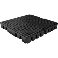 Black Diamond Low Profile Spill Pallet, 51 US gal. Spill Capacity, 49" x 48" x 6.5" Seagulf Marine Industries Inc.