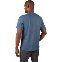 Hybrid Work Tee Shirt, Men's, Small, Blue Seagulf Marine Industries Inc.