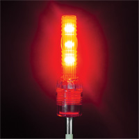 Tige de s&eacute;curit&eacute; avec lumi&egrave;re robuste Safety Whip Seagulf Marine Industries Inc.
