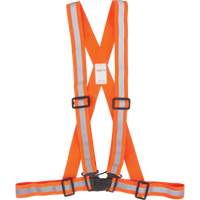 Harnais pour la circulation, Orange haute visibilit&eacute;, Couleur r&eacute;fl&eacute;chissante Argent, Moyen Seagulf Marine Industries Inc.