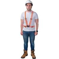 Harnais pour la circulation, Orange haute visibilit&eacute;, Couleur r&eacute;fl&eacute;chissante Argent, Moyen Seagulf Marine Industries Inc.