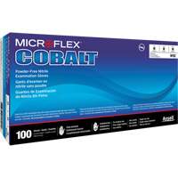 Gants d'examen d'usage multiple Microflex Cobalt N19, T-petit, Nitrile, 3,9 mils, Sans poudre, Bleu, Classe 2 Seagulf Marine Industries Inc.