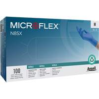 Gants Microflex N85, T-petit, Nitrile, 3,5 mils, Sans poudre, Bleu, Classe 2 Seagulf Marine Industries Inc.