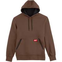 Midweight Pullover Hoodie, Men's, Small, Brown Seagulf Marine Industries Inc.