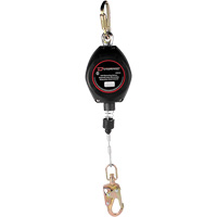 Dynamic Self-Retracting Lifeline, 20', Galvanized Steel, Swivel Seagulf Marine Industries Inc.