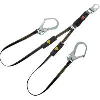 V-Series Welding Energy Absorbing Lanyard, 6', Rebar Hook Center, Snap Hook Leg Ends, Kevlar&reg;/Metal/Nylon Seagulf Marine Industries Inc.