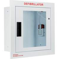 Grande armoire enti&egrave;rement encastr&eacute;e avec alarme, Zoll AED Plus/Zoll AED 3/Cardio-Science/Physio-Control Pour, Non m&eacute;dical Seagulf Marine Industries Inc.