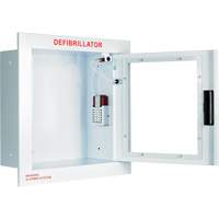 Grande armoire enti&egrave;rement encastr&eacute;e avec alarme, Zoll AED Plus/Zoll AED 3/Cardio-Science/Physio-Control Pour, Non m&eacute;dical Seagulf Marine Industries Inc.