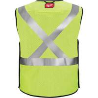 Breakaway Mesh Safety Vest, Black/High Visibility Lime-Yellow, Medium/Small Seagulf Marine Industries Inc.