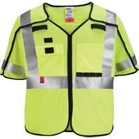 Breakaway Mesh Safety Vest, Black/High Visibility Lime-Yellow, Medium/Small Seagulf Marine Industries Inc.
