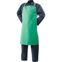 Weldlite Fire-Resistant Cotton Apron, Bib, 36" L, Green Seagulf Marine Industries Inc.