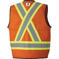 7732 FR-Tech&reg; Flame-Resistant Arc Surveyor's Vest, Small, High Visibility Orange, 9.7 cal/cm² Seagulf Marine Industries Inc.