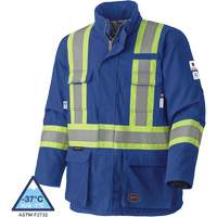 5523 Flame-Resistant Safety Parka, Small, Royal Blue, 58 cal/cm² Seagulf Marine Industries Inc.