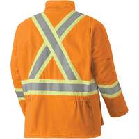 5533 Flame-Resistant Safety Parka, Small, High Visibility Orange, 58 cal/cm² Seagulf Marine Industries Inc.