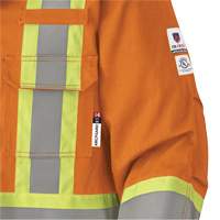 5533 Flame-Resistant Safety Parka, Small, High Visibility Orange, 58 cal/cm² Seagulf Marine Industries Inc.