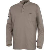 331 FR Interlock Henley Shirt, Small, Beige Seagulf Marine Industries Inc.