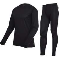 D2200A Premium Quick-Dry & Moisture-Wicking Underwear Set, Men's, X-Small, Black Seagulf Marine Industries Inc.