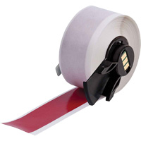 Multi-Purpose Label Tape, Vinyl, Red, 1" Width Seagulf Marine Industries Inc.