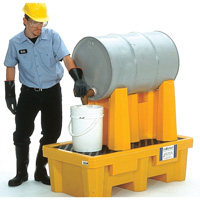 Syst&egrave;me de confinement Ultra-Drum pour 1 baril avec drain, 52" lo x 29" la x 49,5" ha, 750 gal. US Capacit&eacute; Seagulf Marine Industries Inc.