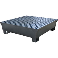 4-Drum Steel Ultra-Spill Pallet&reg;, 68 US gal. Spill Capacity, 49.1" x 47.1" x 10.9" Seagulf Marine Industries Inc.