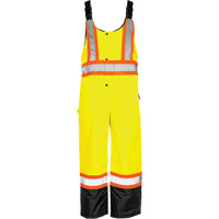 Salopette de s&eacute;curit&eacute; dhiver TO1, Polyester, Petit, Noir/Jaune lime haute visibilit&eacute; Seagulf Marine Industries Inc.