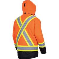 5407 Manteau de s&eacute;curit&eacute; imperm&eacute;able, isol&eacute;e et chauff&eacute;e, Hommes, Petit, Orange haute visibilit&eacute; Seagulf Marine Industries Inc.