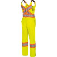 6000W Combinaison de s&eacute;curit&eacute; routi&egrave;re haute visibilit&eacute; pour femmes, Polyester, T-petit, Jaune lime haute visibilit&eacute; Seagulf Marine Industries Inc.