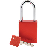 Velocity Lockout Padlock, Red, Keyed Different, Aluminum, 1-1/2" Width Seagulf Marine Industries Inc.
