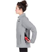Manteau chauffant M12 Axis avec pile, Femmes, Petit, Gris Seagulf Marine Industries Inc.