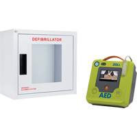 Ensemble armoire murale et d&eacute;fibrillateur AED 3, Semi-automatique, Anglais, Classe 4 Seagulf Marine Industries Inc.