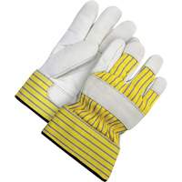 Gants d'ajusteur doubl&eacute;s avec poignet de s&eacute;curit&eacute;, 2T-Grand, Paume en Cuir fleur de vache, Doublure en Peluche d'acrylique Seagulf Marine Industries Inc.